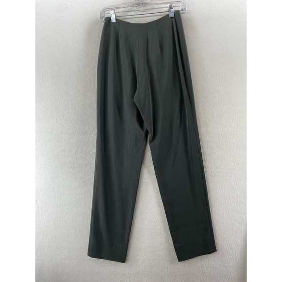 Emporio Armani Gray Wool Blend Side Zip Pants Size 4‎ - Picture 3 of 8